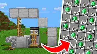 Minecraft Automatic Tripwire Hook and Emerald Farm 1.14 - 1.21.11 -  EASY DESIGN