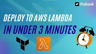 Deploy to AWS Lambda using Terraform in under 3 minutes