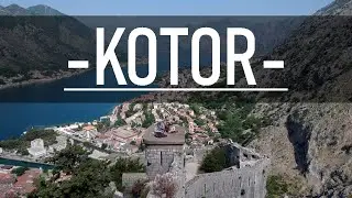 Kotor, Montenegro (drone video)