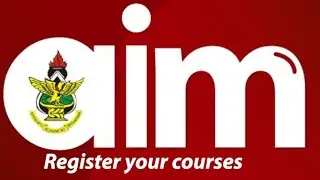 How to register your courses using the AIM app and also the online platform