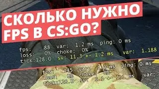 Сколько FPS нужно, чтобы тащить в CS:GO? | Всё о FPS | Аналитика | #FPSИМЕЕТЗНАЧЕНИЕ [EasyForUs]