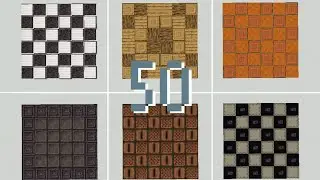 Minecraft | 50 идей для полов
