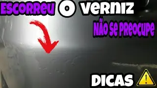 Como Tirar Escorrido De Verniz# fácil fácil  Dicas E *Passo A Passo *