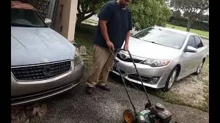 How to fix a surging lawn mower 