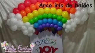 Arco íris de balões - Balões Joy