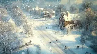 Serene Winter Wonderland: Soft Snowfall, Crisp Frosty Air & Peaceful Ambiance for Deep Relaxation