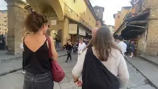 Florence bridge shops