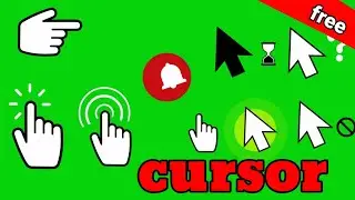 Cursors green screen, overlay  greenscreen, курсор грин скрин,  палец, стрелка