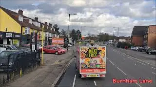 [Full Route Visual] [Rerouted] First Berkshire Route 4: Maidenhead - Heathrow Central