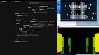 【vvvv gamma】作業配信 #007  - シューティングゲーム風ビジュアル