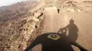 Wildest Mountain Bike Down Hill Trail in Fujairah UAE / Extreme Trails / Rocks All The Way
