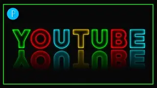 NEON Light YOUTUBE in pixellab editing 