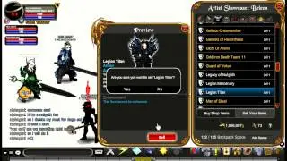 AQWorlds Nulgath Fan Thing- Deleting/Selling Legion Titan Set!