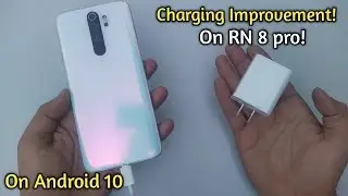 Surprise!! charging speed difference with Android 10 update on Redmi Note 8 pro!!