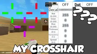My Crosshair Settings | How to Customize your Crosshair (Counter Blox)