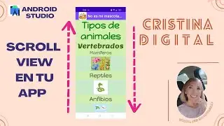 SCROLLVIEW EN VERTICAL📲👆🏻📱👇🏻|ANDROID STUDIO