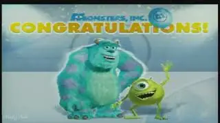 Monsters Inc PS2 Congratulations