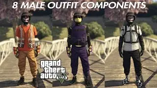 GTA 5 ONLINE 8 MALE OUTFIT COMPONENTS