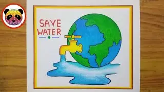 Save Water Drawing / Save Water Poster Drawing / Save Water Save Earth Drawing / Save Nature