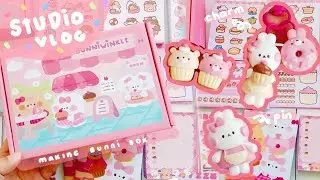 Studio Vlog 🎀 Making Bunni Patisserie Box | Themed Box