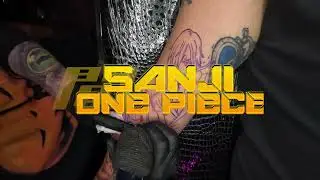 Sanji Tattoo Timelapse - 15 Minutes