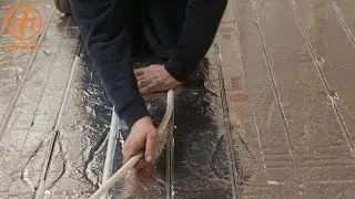 SlimFix® low profile underfloor heating installation by Continal Underfloor