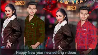Happy new year 2023 photo editing|lgftur राज देखो || new year photo editing 2023 || javed editing zo