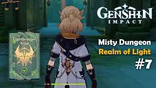 Gameplay Genshin Impact Event Misty Dungeon: Realm of Light ( Lightbringer Trial ) #7