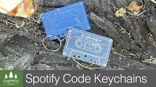 Spotify Code Cassette Keychains || How To