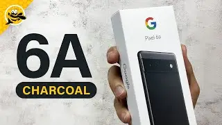 Google Pixel 6a Charcoal - Unboxing & Review