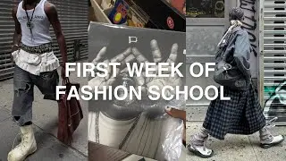 NYC FASHION SCHOOL DIARIES | 1st week of FASHION SCHOOL @ FITNYC