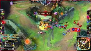 LoL 1v5 Jax Pentakill in Diamond 1