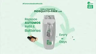 ZERO Mosquitoes for 90 Days | HiCare AutoMos India's First Automatic Mosquito Repellent Dispenser