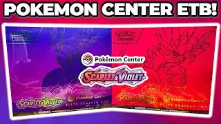 Pokemon Center Scarlet & Violet Elite Trainer Box OPENING! (Koraidon & Miraidon)