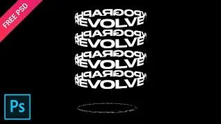 Typography Poster Revolve - Tutorial Photoshop CC 2020