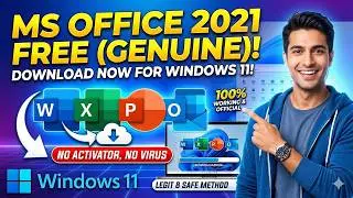 How to Download MS Office 2021 Free Genuine | Download MS Word, Excel, PowerPoint on Windows 11