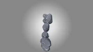 Turntable Asset Stylized Rocks