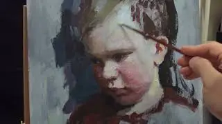 You will be surprised! Instead of oils I took acrylic paints but got the same smooth result.