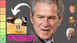 Presidents Make a Starbucks Tier List! (AI Voiceover)
