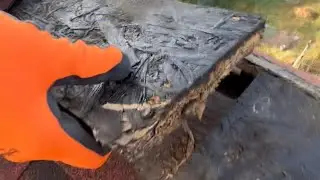 Never do this! Removing a rotten ventilation ridge on the roof