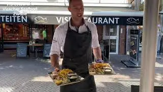 Zalm van de grill menu