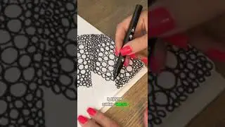 Рисование кругов 🤓 #art #творчество #sketchbook #художник