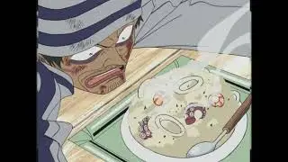 one piece Jin refuses food from sasnji/ Singapore dub