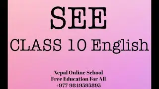Reporting Statements | Unit 2 | SEE Online English Class | Class 10 English | Grade 10 English Note