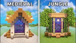 Minecraft: 3 Nether Portal Design (Easy)