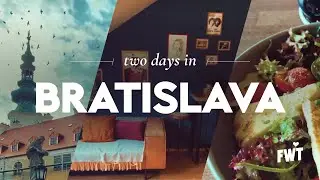 Join us on a Walking Tour in Bratislava | Two Days Trip Vlog I No Talking ASMR