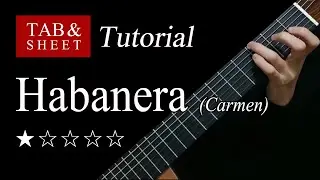 Habanera - Guitar Lesson + TAB