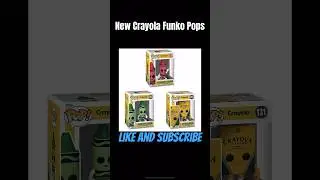New Crayola Funko Pops #funko #funkopop #crayola