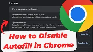 How to Disable Autofill in Chrome (Turn Off Address & Password Autofill)