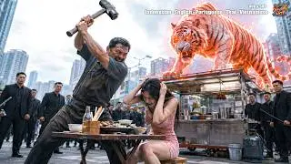Hidden Warrior Saves A Female CEO From Thugs While Eating Street Food And Defeats Them All